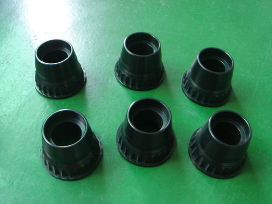 CNC ακρίβεια που επεξεργάζεται τα Knurling μέρη με το Μαύρο στη μηχανή που υποβάλλονται σε ανοδική οξείδωση για τα μέρη εκτυπωτών